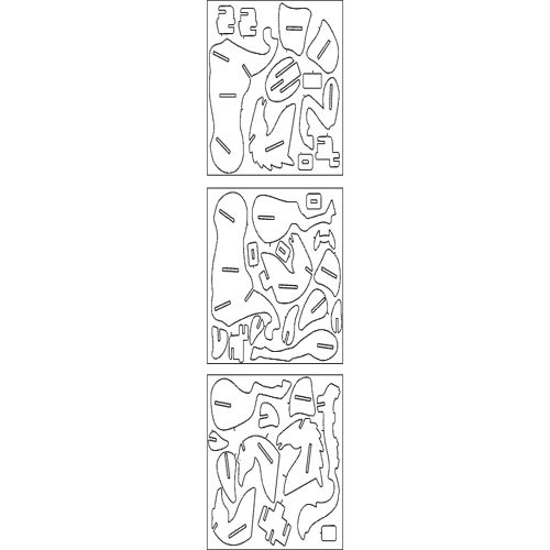 طرح کاوالو اسب - cavalo horse - برای دستگاه CNC چوب و لیزر (سی ان سی)