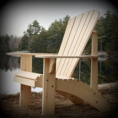 طرح صندلی آدیرونداک - chair adirondack ve - برای دستگاه CNC چوب و لیزر (سی ان سی)