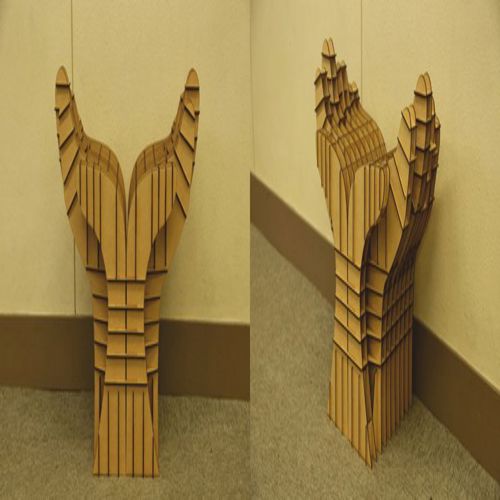 طرح گل صندلی از دست آزاد - chair flower from hands ve - برای دستگاه CNC چوب و لیزر (سی ان سی)