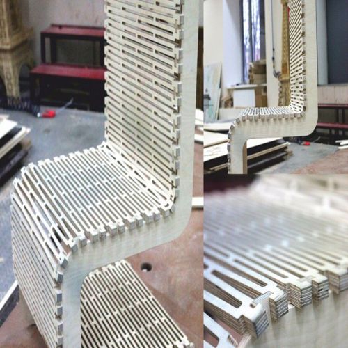 طرح صندلی - chair ve - برای دستگاه CNC چوب و لیزر (سی ان سی)