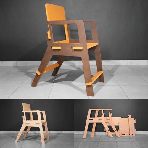 طرح صندلی کوکا - chair kuka ve - برای دستگاه CNC چوب و لیزر (سی ان سی)