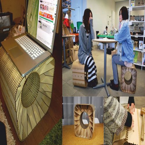 طرح صندلی گرد - chair round ve - برای دستگاه CNC چوب و لیزر (سی ان سی)