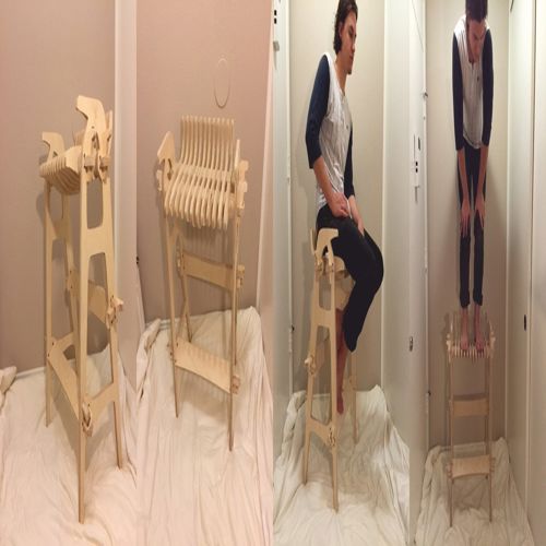 طرح صندلی جورج - chair the george ve - برای دستگاه CNC چوب و لیزر (سی ان سی)