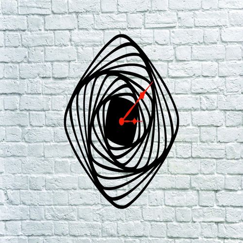 طرح پروژه ساعت مارپیچی chasy با برش لیزری ایده - chasy spiral clock laser cut project idea - برای دستگاه CNC چوب و لیزر (سی ان سی)