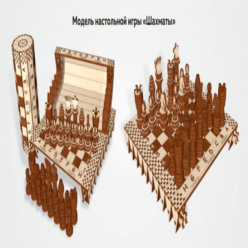 طرح‌ها و نقشه‌های شطرنج برای برش لیزری - chess drawings and layouts for laser cutting ve - برای دستگاه CNC چوب و لیزر (سی ان سی)