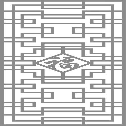 طرح پارتیشن کافه چینی برای برش لیزر - chinese cafe partition for laser cut ve - برای دستگاه CNC چوب و لیزر (سی ان سی)