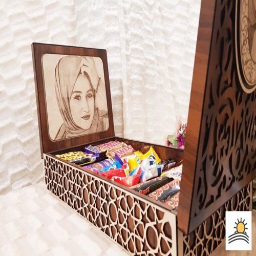 طرح جعبه شکلات - chocolate box ve - برای دستگاه CNC چوب و لیزر (سی ان سی)