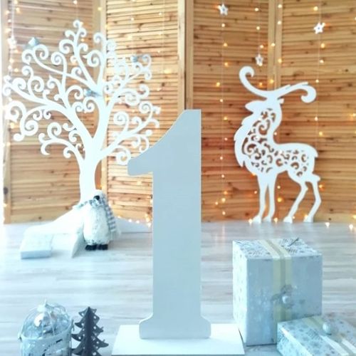 طرح قالب تزئین گوزن کریسمس برش لیزری - christmas deer decoration template laser cut ve - برای دستگاه CNC چوب و لیزر (سی ان سی)