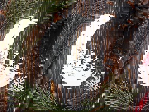 طرح دکوراسیون سال نو کریسمس آویز چند لایه برش لیزری - christmas new year decor multilayer pendant laser cut ve - برای دستگاه CNC چوب و لیزر (سی ان سی)