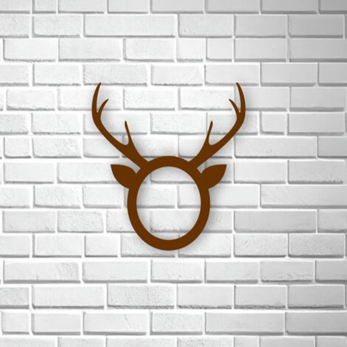 طرح حلقه‌های دستمال سفره گوزن شمالی کریسمس برش لیزری - christmas reindeer napkin rings laser cut ve - برای دستگاه CNC چوب و لیزر (سی ان سی)