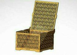 طرح جعبه جواهرات گل داوودی برای برش لیزر cnc - chrysanthemum jewelry box for laser cut cnc ve - برای دستگاه CNC چوب و لیزر (سی ان سی)