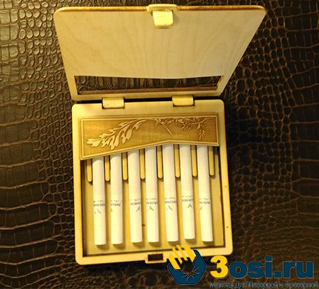 طرح مدل جعبه سیگار برای برش لیزری - cigarette case model for laser cut ve - برای دستگاه CNC چوب و لیزر (سی ان سی)