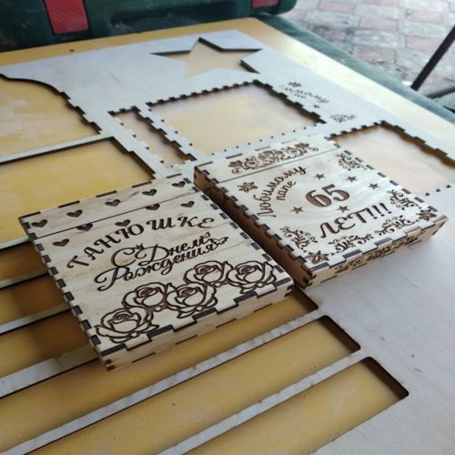طرح cigarette-case-with-congratulations-for-thin-cigarettes-for-laser-cut-ve