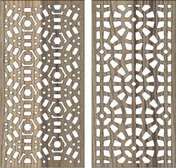 طرح الگوی بافل دایره ای برای برش لیزر cnc - circular baffle pattern for laser cut cnc ve - برای دستگاه CNC چوب و لیزر (سی ان سی)