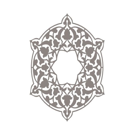 طرح الگوی دایره ای به شکل یک ماندالا تزئینی - circular pattern in the form of a mandala ornament ve - برای دستگاه CNC چوب و لیزر (سی ان سی)