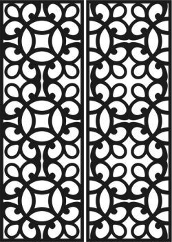 طرح دیوارپوش کلاسیک برای برش لیزری cnc - classic bulkhead for laser cut cnc ve - برای دستگاه CNC چوب و لیزر (سی ان سی)