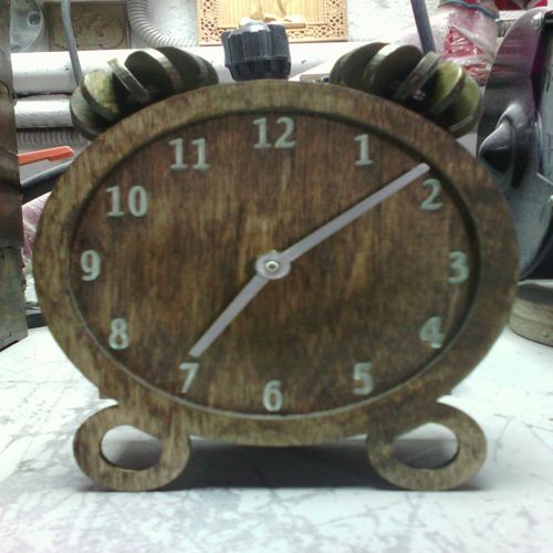 طرح ساعت سه بعدی - clock 3d - برای دستگاه CNC چوب و لیزر (سی ان سی)