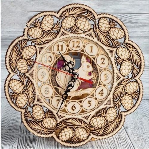 طرح clock-e0015335-plasma-for-laser-cut