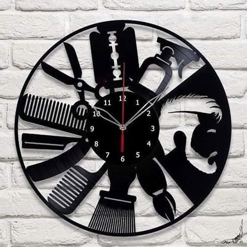طرح ساعت - clock - برای دستگاه CNC چوب و لیزر (سی ان سی)