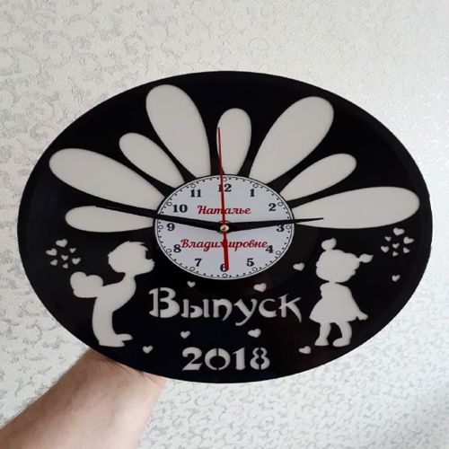 طرح ساعت هدیه برای معلمان مهدکودک برای برش لیزری - clock gift for kidergarten teachers for laser cutting ve - برای دستگاه CNC چوب و لیزر (سی ان سی)