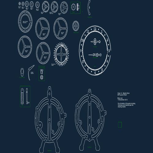 طرح مدل‌های ساعت - clock models - برای دستگاه CNC چوب و لیزر (سی ان سی)