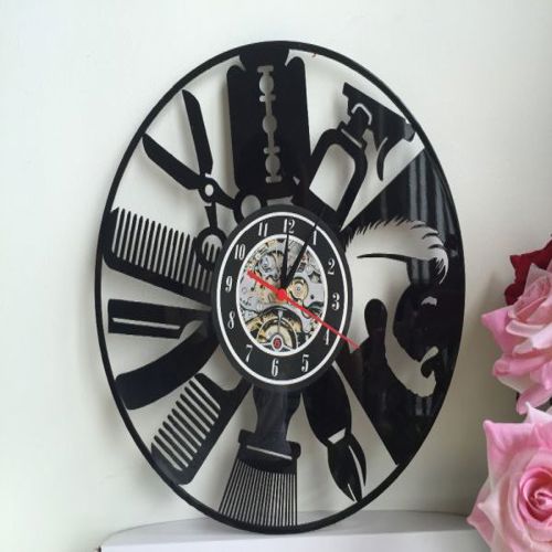 طرح ساعت ارولوژی وینیل - clock orologi vinile - برای دستگاه CNC چوب و لیزر (سی ان سی)
