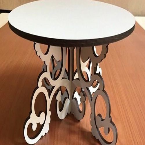 طرح پایه کیک برش لیزری cnc 6mm mdf - cnc laser cut cake stand 6mm mdf - برای دستگاه CNC چوب و لیزر (سی ان سی)