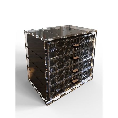 طرح جعبه کشودار برش لیزری cnc - cnc laser cut drawer box - برای دستگاه CNC چوب و لیزر (سی ان سی)