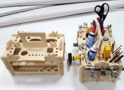 طرح ابزار تعمیر برش لیزری cnc سازمان‌دهنده - cnc laser cut repair tools organizer ve - برای دستگاه CNC چوب و لیزر (سی ان سی)