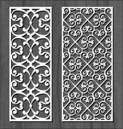 طرح برش لیزری سی ان سی سفید مارپیچ الگو - cnc laser cut white spiral pattern ve - برای دستگاه CNC چوب و لیزر (سی ان سی)