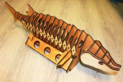 طرح برش لیزری cnc جعبه نوشابه به شکل کرم ابریشم ماهی - cnc laser cut wine box shaped like silkworm fish ve - برای دستگاه CNC چوب و لیزر (سی ان سی)