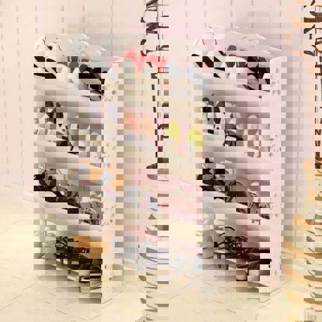 طرح قفسه کفش چوبی برش لیزری cnc - cnc laser cut wooden shoes shelf - برای دستگاه CNC چوب و لیزر (سی ان سی)