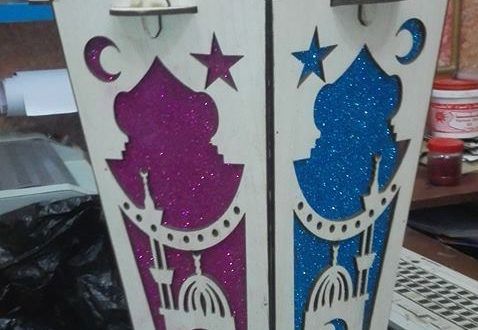 طرح چراغ روغنی cnc چوب اسلامی نور - cnc wood islam oil lamp - برای دستگاه CNC چوب و لیزر (سی ان سی)