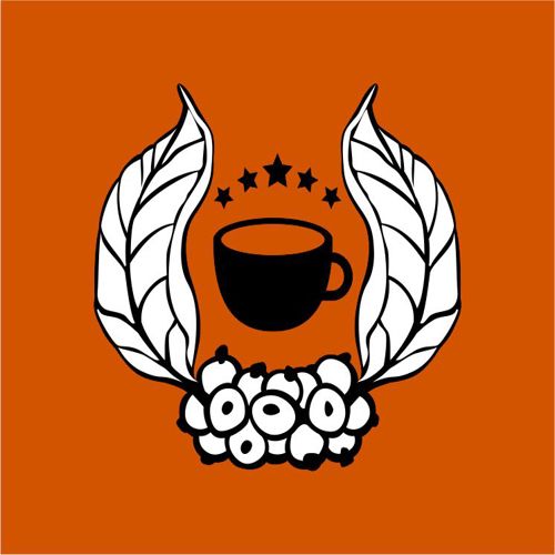 طرح لوگوی قهوه - coffee logo - برای دستگاه CNC چوب و لیزر (سی ان سی)