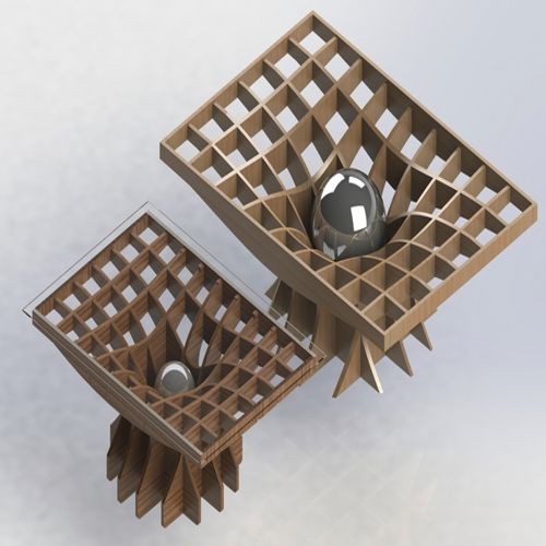 طرح coffee-table-for-cnc-laser-cut