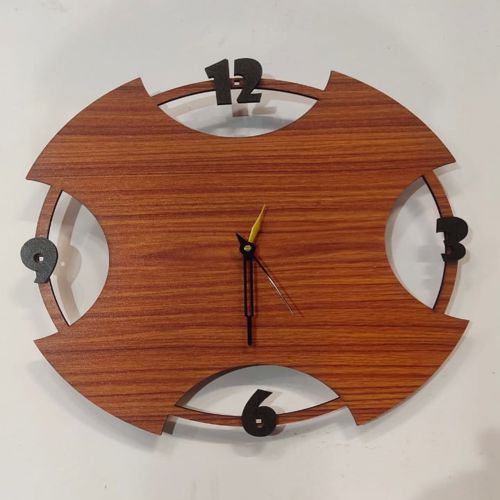 طرح ساعت دیواری با طراحی مدرن برای برش لیزری - contemporary design wall clock for laser cut ve - برای دستگاه CNC چوب و لیزر (سی ان سی)