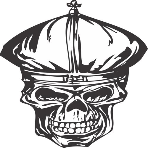 طرح جمجمه خالی - cool skull - برای دستگاه CNC چوب و لیزر (سی ان سی)