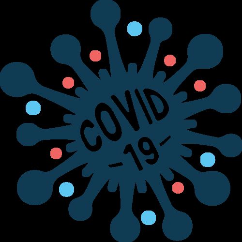 طرح بیماری کرونا کووید آبی رنگ - coronavirus disease covid 19 blue - برای دستگاه CNC چوب و لیزر (سی ان سی)
