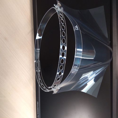 طرح محافظ صورت محافظ کووید باند قابل تنظیم - covid19 protective face shield adjustable bands - برای دستگاه CNC چوب و لیزر (سی ان سی)