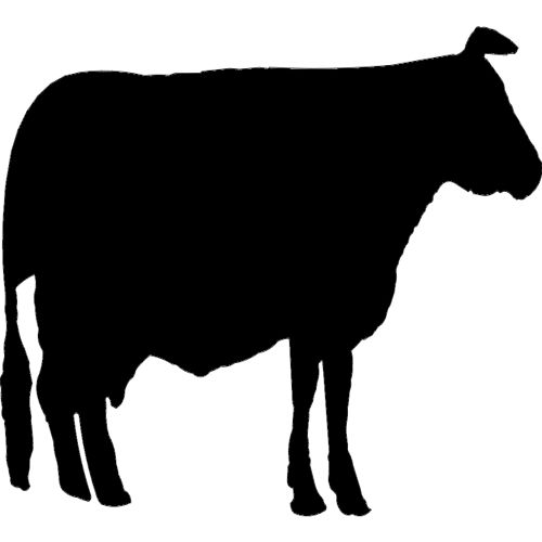 طرح گاو حیوان آزاد - cow animal - برای دستگاه CNC چوب و لیزر (سی ان سی)