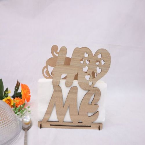 طرح میز جای دستمال هلال برش لیزری - crescent napkin holder table laser cutting - برای دستگاه CNC چوب و لیزر (سی ان سی)
