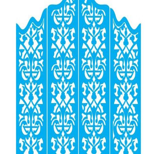 طرح برش تاشو صفحه پنل شبکه - cut folding screen panel grid 1 - برای دستگاه CNC چوب و لیزر (سی ان سی)