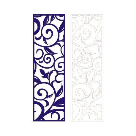 طرح برش پارتیشن توری گلدار ایوان قالب - cutout partition lace floral porch template - برای دستگاه CNC چوب و لیزر (سی ان سی)