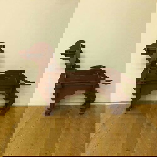 طرح سگ داشهوند با برش لیزری سه بعدی پازل - dachshund laser cut 3d puzzle - برای دستگاه CNC چوب و لیزر (سی ان سی)