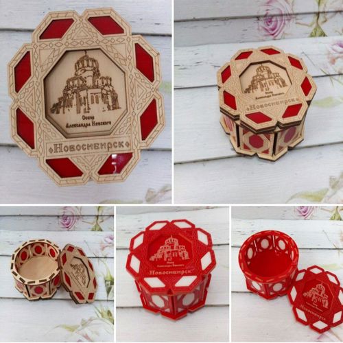 طرح جعبه تزئین شده برش لیزری - decorated box laser cutting ve - برای دستگاه CNC چوب و لیزر (سی ان سی)