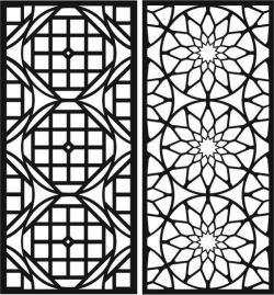طرح تیغه گرد تزئینی برای برش لیزر cnc - decorative circular baffle for laser cut cnc ve - برای دستگاه CNC چوب و لیزر (سی ان سی)