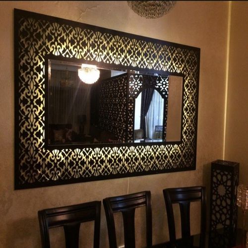 طرح آینه قاب تزئینی برای روتر cnc نیاز به استفاده از دستگاه - decorative framed mirror for cnc router - برای دستگاه CNC چوب و لیزر (سی ان سی)