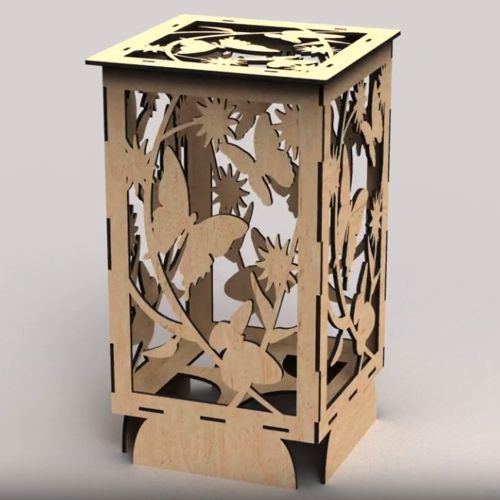 طرح لامپ تزئینی برای برش لیزری - decorative lamp for laser cutting ve - برای دستگاه CNC چوب و لیزر (سی ان سی)