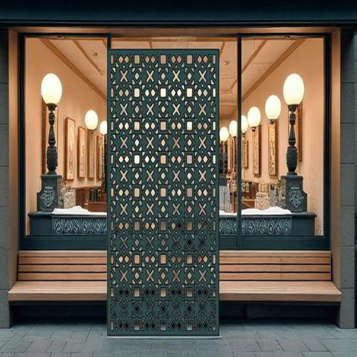 طرح صفحه نمایش برش لیزری تزئینی برای جداکننده دیواری قاب - decorative laser cut screen for wall divider ve - برای دستگاه CNC چوب و لیزر (سی ان سی)