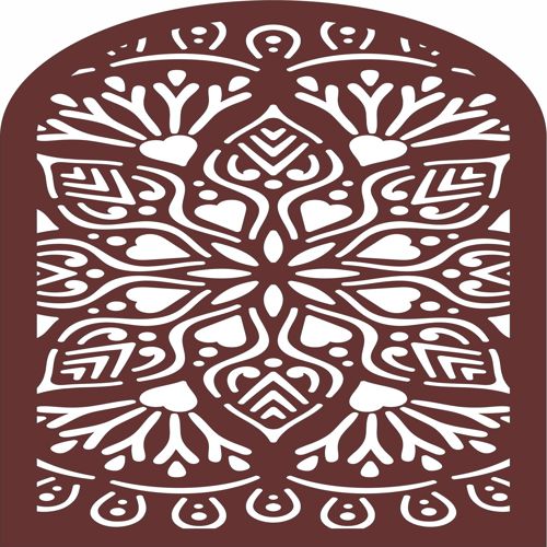 طرح طراحی صفحه نمایش تزئینی اتاق نشیمن برای برش لیزری - decorative living room screen design for laser cutting - برای دستگاه CNC چوب و لیزر (سی ان سی)
